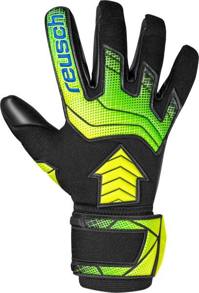 Reusch Attrakt AB1 Infinity 5560764 7052 black yellow front